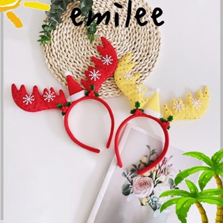 EMILEE ที่คาดผม ลายกวางเรนเดียร์ คริสต์มาส สําหรับเด็ก และผู้ใหญ่