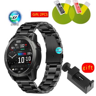 Zeblaze Stratos 3 สายนาฬิกาข้อมือโลหะ สายสแตนเลส สําหรับ Zeblaze Stratos 3 Smart watch strap Sports wristband Zeblaze Stratos 3 watch band