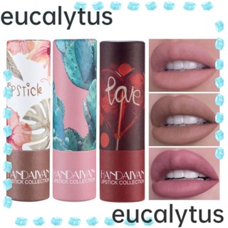 Eucalytus1 ลิปสติก ลิปกลอส เนื้อแมตต์กํามะหยี่ กันน้ํา ติดทนนาน สําหรับผู้หญิง