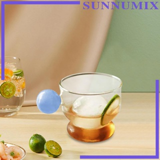 [Sunnimix] แก้วน้ําร้อน น้ําเย็น พร้อมที่จับ 300 มล. สําหรับบ้าน เครื่องดื่ม