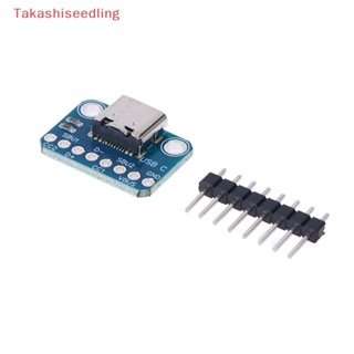 (Takashiseedling) อะแดปเตอร์ซ็อกเก็ตเชื่อมต่อ USB 3.1 Type C 16 Pins Type-C ตัวเมีย เป็นสายบัดกรี และสายเคเบิล 16Pins รองรับบอร์ด PCB