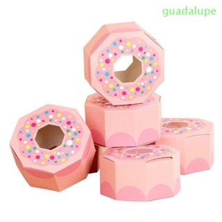 Guadalupe กล่องขนมโดนัท ช็อคโกแลต ธีมหวาน 20 ชิ้น