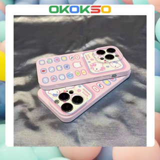 [OKOKSO] ใหม่ เคสโทรศัพท์มือถือนิ่ม กันกระแทก ลายการ์ตูนเฮลโลคิตตี สําหรับ OPPO Reno9 Reno8 Reno7pro reno6 7z 5 R17 A9 2020 4Z 5G F11 A31 A15 A3S A77