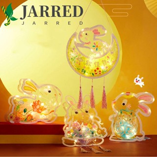 Jarred โคมไฟกลางฤดูใบไม้ร่วง น่ารัก โปร่งใส สไตล์จีน DIY ตกแต่งบ้าน ของขวัญเด็ก เรืองแสง โคมไฟ แฮนด์เมด