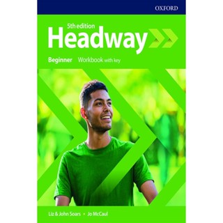 Bundanjai (หนังสือเรียนภาษาอังกฤษ Oxford) Headway 5th ED Beginner : Workbook with Key (P)