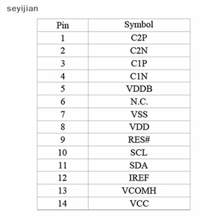 【Syj】โมดูลหน้าจอ Oled 0.69 นิ้ว TSWCG02 96*16 SSD1306 I2C IIC สําหรับ TS100 TS08 TH