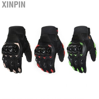 Xinpin Motorcycle  Hard Knuckle Powersports Racing Full Finger  Slip for Outdoor Sports