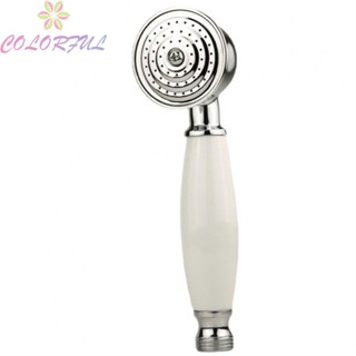 【COLORFUL】Shower Head Bathroom Replacement Vintage Round Shape For Kitchen And Bathroom