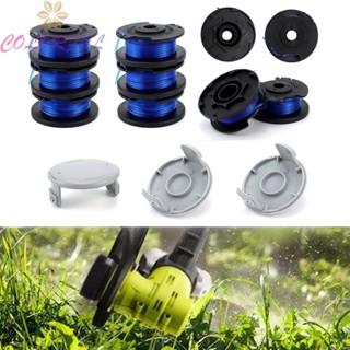 【COLORFUL】For Ryobi AC14RL3A .065 String Trimmer Spare Spool Line W/ Cover Cap For Ryobi