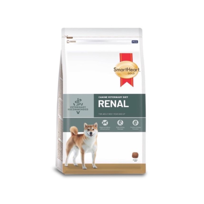 SmartHeart Gold Dog SHG Veterinary Renal Actual Size 1.5 kg