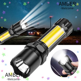 Amber ไฟฉาย LED อเนกประสงค์ ใช้ในครัวเรือน กลางแจ้ง