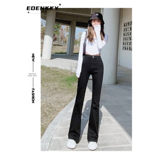 EOENKKY กางเกงขายาว กางเกงยีสน์ผู้หญิง ทรงหลวม ๆ ตรง Retro Hip Hop Pants 2023 NEW Style  High quality พิเศษ ทันสมัย Comfortable A97L3Q5 36Z230909