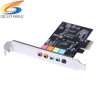 [Qcutable.th] ชิปเซ็ตการ์ดเสียงดิจิทัล PCI Express x1 PCI-E 5.1ch CMI8738