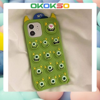 [OKOKSO] ใหม่ เคสโทรศัพท์มือถือนิ่ม กันกระแทก ลายการ์ตูนตาโต สําหรับ OPPO Reno9 Reno8 Reno7pro reno6 7z 5 R17 A9 2020 4Z 5G F11 A31 A3S A77