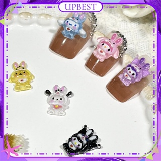 ♕ 50pcs Nail Art Sanrio Series Jewelry Three-dimensional Ice Transparent Melody Cinnamon Dog Resin Nail Decoration Manicure Tool For Nail Shop 7 Designs UPBEST