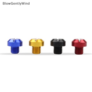 Blowgentlywind สกรูกระจกอลูมิเนียม CNC M10 สําหรับรถจักรยานยนต์ 2 แพ็ค BGW