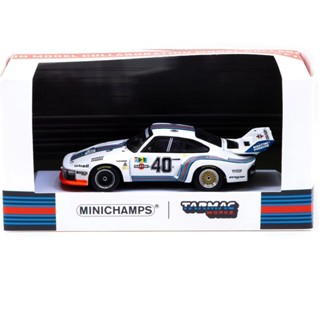 1: 64 TW MINICHAMPS Mini Cut Porsche 935 Martini No. โมเดลรถยนต์ โลหะผสม 40 ชิ้น