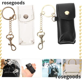 Rosegoods1 กระเป๋าใส่ลิปสติก PVC สําหรับเดินทางกลางแจ้ง