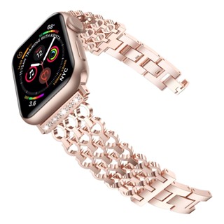 สายนาฬิกาข้อมือ สเตนเลส โลหะ สําหรับ iWatch Series 8 7 6 5 4 3 Band Bracelet iWatch 49 มม. 45 มม. 44 มม. 38 มม. 40 มม. 41 มม. 42 มม.