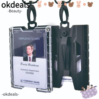 Okdeals กระเป๋าสตางค์ แบบบางพิเศษ สําหรับใส่บัตรเครดิต ID RFID