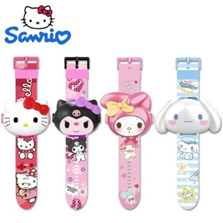 Sanrio Hello Kitty Kuromi My Melody นาฬิกาข้อมือดิจิทัล สําหรับเด็กนักเรียน 24 สไตล์