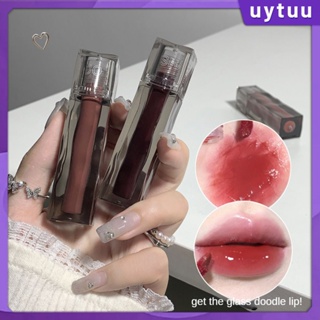 Uytuu 【 Fast Delievery 】 Shakinomoisturizing Mirror Lip Glaze ให้ความชุ่มชื้น, ให้ความชุ่มชื้น, ไม่ติดถ้วยลิปสติก