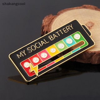 Shakangcool เข็มกลัด รูป My Social น่ารัก เครื่องประดับ สําหรับติดปกเสื้อเป้สะพายหลัง