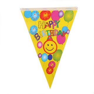 Happy Birthday cartoon Paper Flag child Bunting party supplies Clearance sale