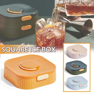 New Square Ice Cube Making Tray Ice Cube Maker Mold Household Easy Demoulding