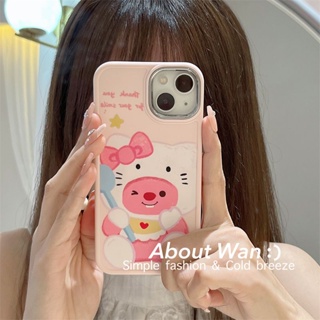 Ins ใหม่ เคสป้องกันโทรศัพท์มือถือ ลายการ์ตูนน่ารัก กันกระแทก สําหรับ Apple Iphone 14promax 13 11 14pro 13pro 14