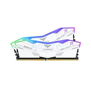 RAM DDR5(6000) 32GB (16GBX2) TEAM DELTA a RGB WHITE (FF8D532G6000HC38ADC01)