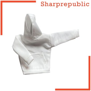 [Sharprepublic] เสื้อกันหนาว มีฮู้ด ขนาดเล็ก สําหรับผู้หญิง 1/12 6 นิ้ว