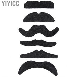 Yiyicc Novelty Mustache False 6PCS For Parties Halloween Christmas CRY