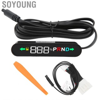 Soyoung HUD Speedometer  Convenient 12V Car Accurate for LHD