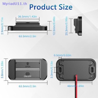 Myriadu อะแดปเตอร์ซ็อกเก็ตชาร์จ USB 12V 24V PD Type C พอร์ต USB คู่ สําหรับรถจักรยานยนต์ เรือ