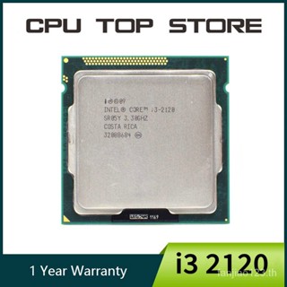 ซ็อกเก็ตโปรเซสเซอร์ CPU Intel Core i3 2120 3.3GHz 3MB Cache Dual Core 1155 65W