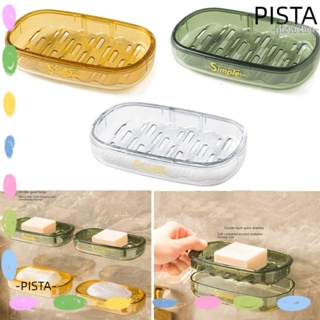 Pista ชั้นวางสบู่ฟองน้ํา อเนกประสงค์ ไม่ต้องเจาะ ถอดออกได้ สําหรับห้องครัว ห้องน้ํา