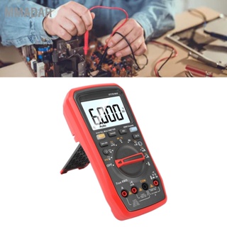 MMADAR มัลติมิเตอร์แบบดิจิตอล 6000 นับ DC AC โวลต์มิเตอร์ Ohm Volt Amp Test Meter Electric Ohmmeter จอแสดงผล LED พร้อม Backlit