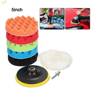 【VARSTR】Polishing Pads 8pcs Backer Pad Car Buffing Pads Foam Polisher Polishing