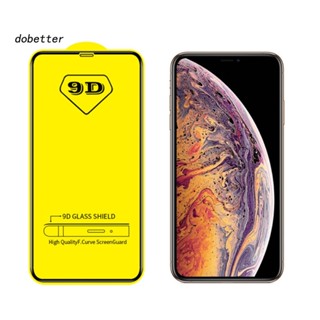 &lt;Dobetter&gt; ฟิล์มกระจกนิรภัยกันรอยหน้าจอ ทรงโค้ง สําหรับ iPhone 6 6S 7 8 Plus X XR XS Max