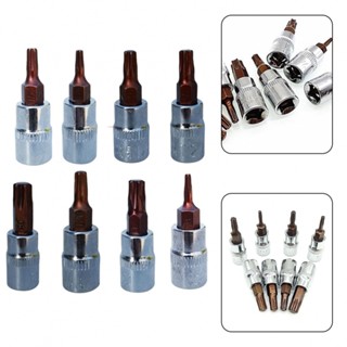 Torx ดอกไขควง ก้านหกเหลี่ยม 1/4 นิ้ว T10 T15 T27 T30 2 ชิ้น