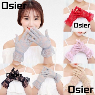 Osier1 ถุงมือลูกไม้ แฟชั่น กันแดด ป้องกันรังสียูวี ถุงมือปาร์ตี้ ถุงมือแต่งตัว