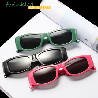 Twinkle1 แว่นตากันแดด UV400 ลายเสือดาว สีแคนดี้ สําหรับผู้หญิง