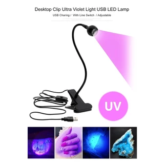 ( NL-5 เลือกสีได้ ) ที่อบเล็บเจล หัวกลมเล็ก มีฐานหนีบ LED จี้ สำหรับต่อ PVC ล๊อคอะไหล่ รุ่นขาหนีบ ใช้งานง่าย แข็งแรง