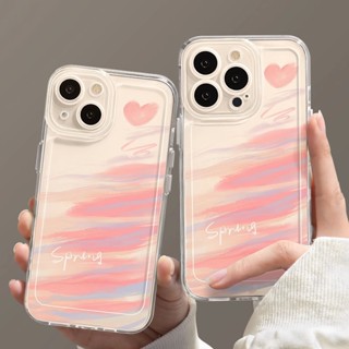 เคสใส ลายหัวใจ ไล่โทนสี แฟชั่น สําหรับ Huawei Y6S Y6 Y7 Pro 2019 Y6P Y7P Y7A Y9 Prime 2019