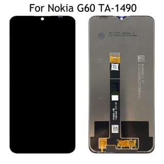 อะไหล่หน้าจอสัมผัส LCD 6.58 นิ้ว สําหรับ Nokia G60 Nokia TA-1490 1475 1479 1481