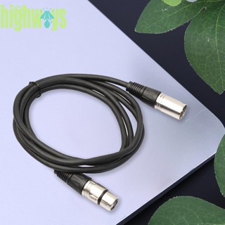 สายเคเบิ้ลไมโครโฟน 3 Pin XLR Male To Female Balanced Patch Lead Mic Hot [highways.th]