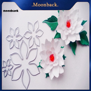 &lt;moonback&gt; แม่พิมพ์ลายฉลุ ลายนูน แบบพกพา สําหรับตกแต่งงานฝีมือ