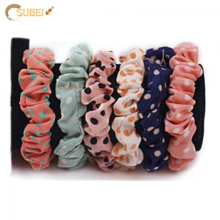 Sukaa 10 ชิ้น เครื่องประดับผม Scrunchie ผู้หญิง เด็กผู้หญิง ยางรัดผม