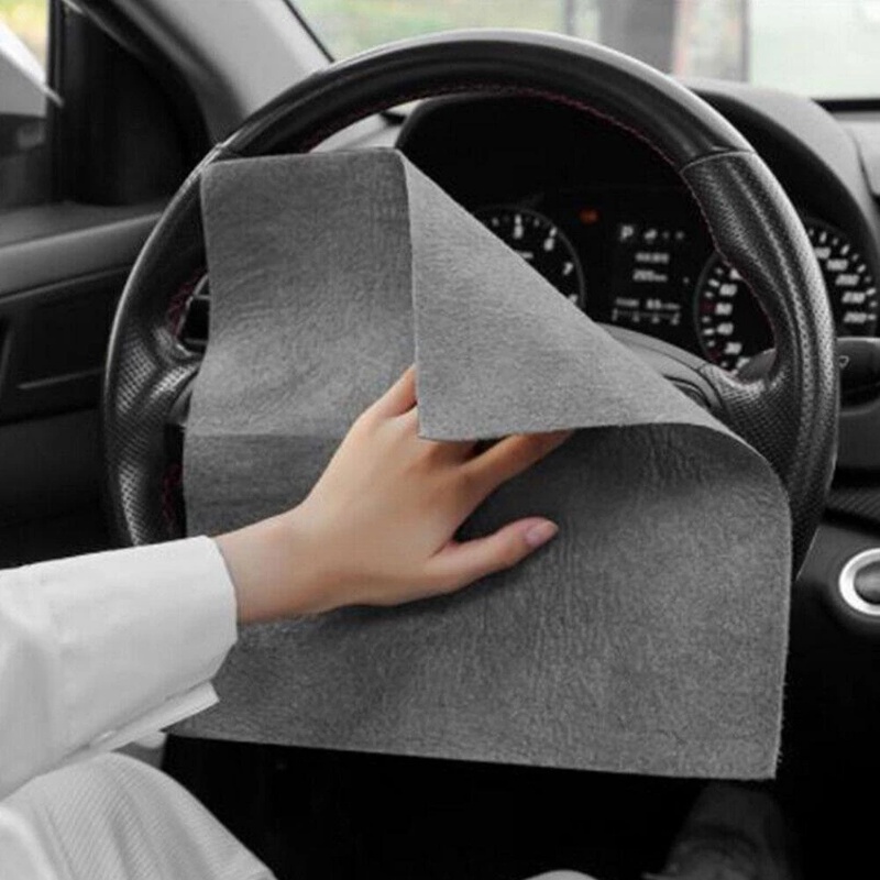 ผ้าไมโครไฟเบอร์ แบบหนา ขนาด 40x50 ซม. ใช้ซ้ําได้ สําหรับทําความสะอาดจาน ห้องครัว หน้าต่าง เศษผ้า - รูปที่ 2